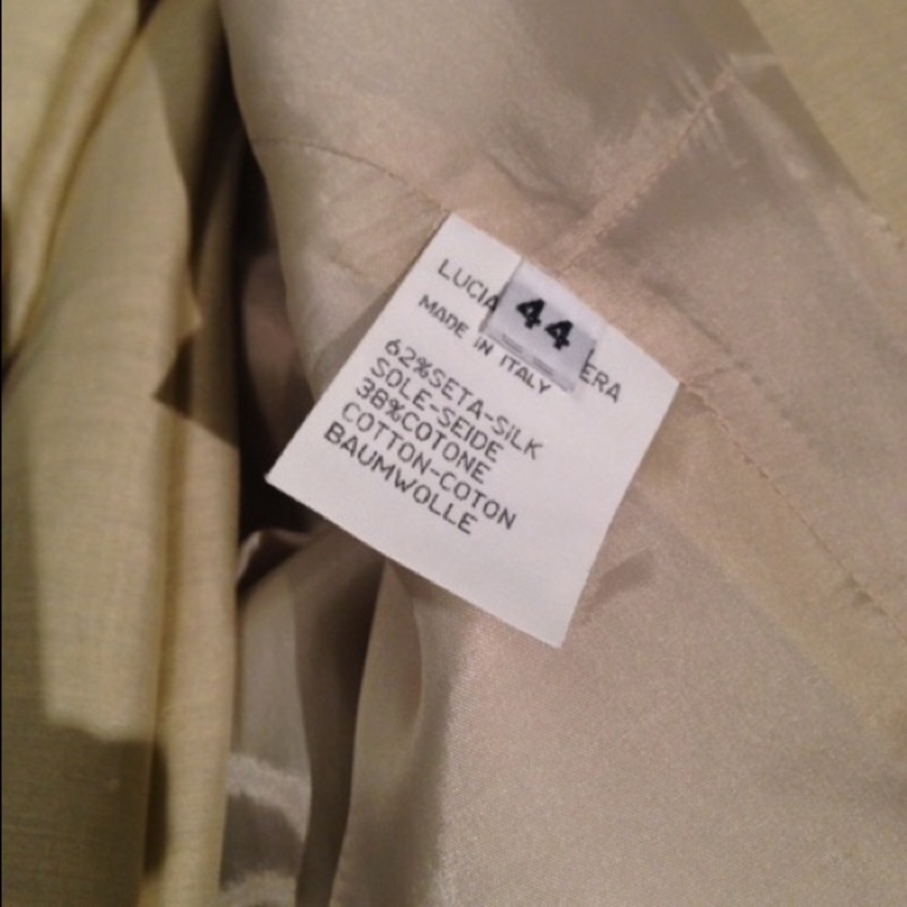 Luciano Barbara silk cotton suit